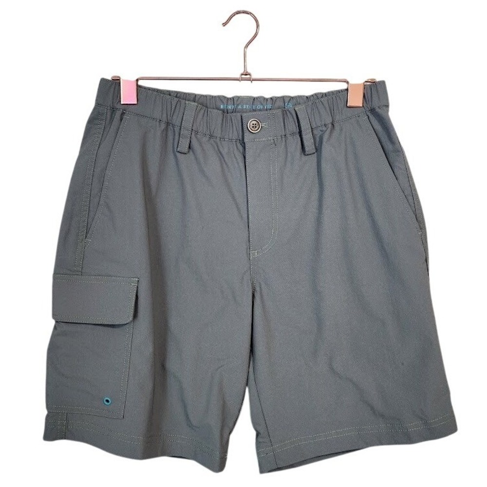 TORY RICHARD Hybrid Swim Trunks Cargo Pocket Gray‎ Beach Mens 30